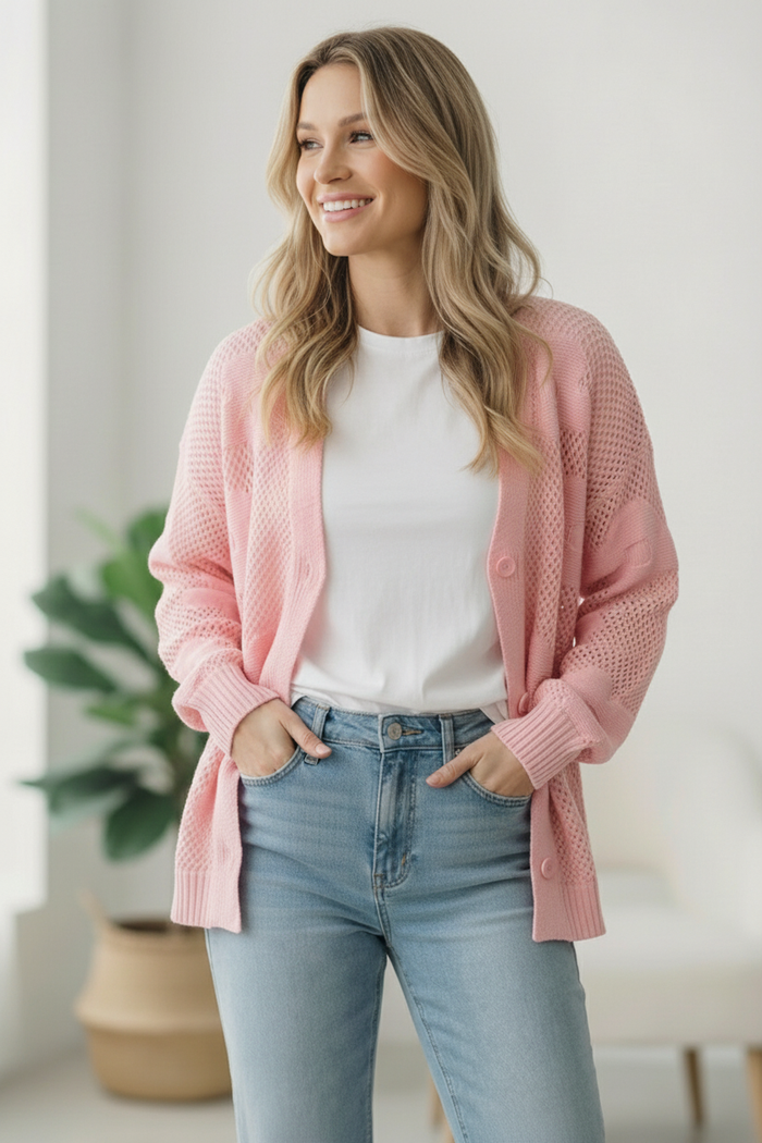 *new* The Pink Daydream Cardigan
