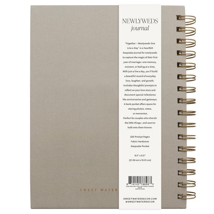 Newlywed One Line A Day Prompted Journal - Olita Gifts & Goods