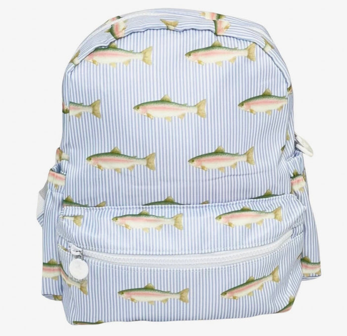 Nylon Backpack (Full Size)- Gone Fishin’