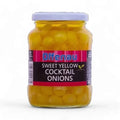 Offenau Cocktail Onions yellow 340g jar with white onions in brine from Spain