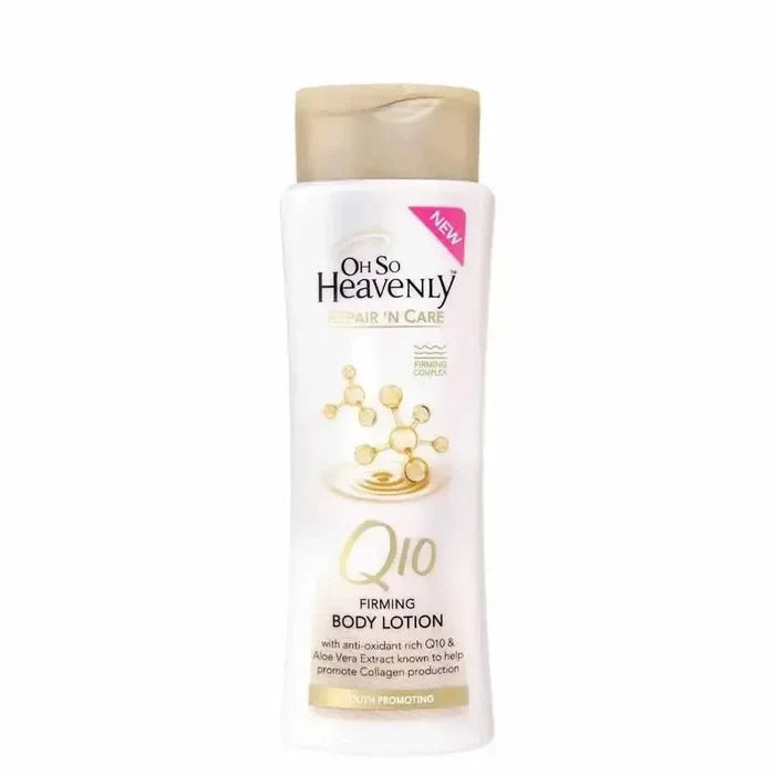 Oh So Heavenly firming body lotion with Q10, 350ml, floral fragrance, 24-hour hydration, cruelty-free from South Africa
