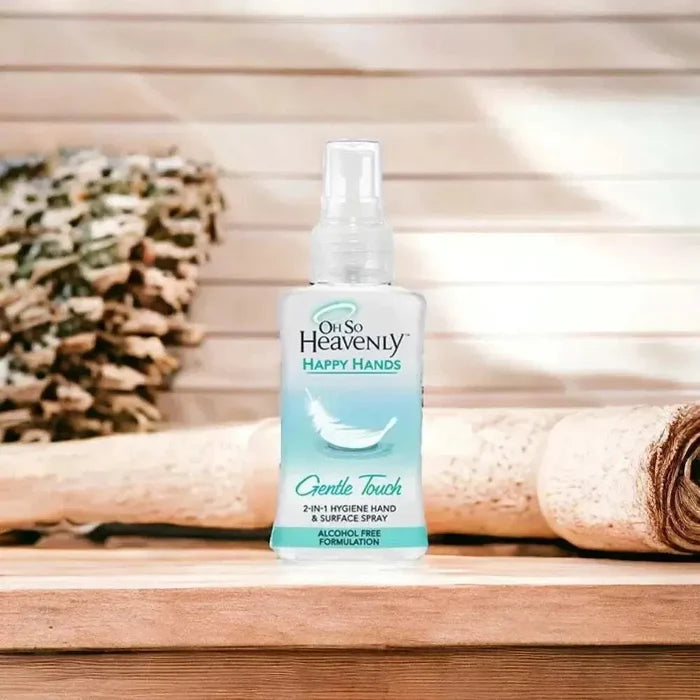 Oh So Heavenly Happy Hands Gentle Touch Hand & Surface Spray 90ml with Aloe Vera, alcohol-free, vegan, cruelty-free, made in South Africa