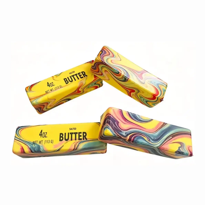 Oil Slick Art Swirl Butter Slow Rise Squish Toy