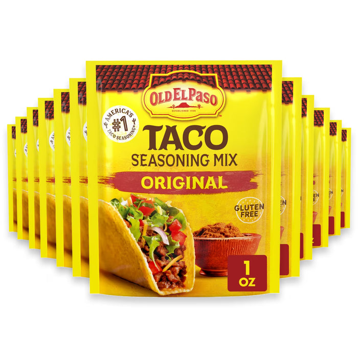 Old El Paso Gluten Free Taco Seasoning Mix Original - 1 Oz - 32 Pack