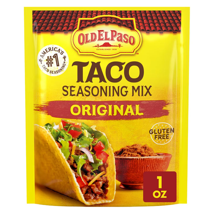 Old El Paso Gluten Free Taco Seasoning Mix Original - 1 Oz - 32 Pack