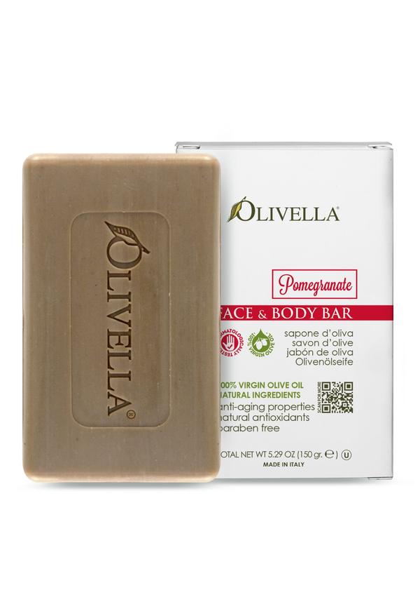 OLIVELLA Bar Soap Pomegranate 150 gr - EMPORIO ITALIANO
