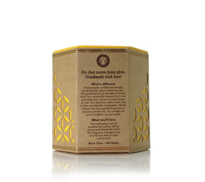 Organic Goodness Candle Sandalwood