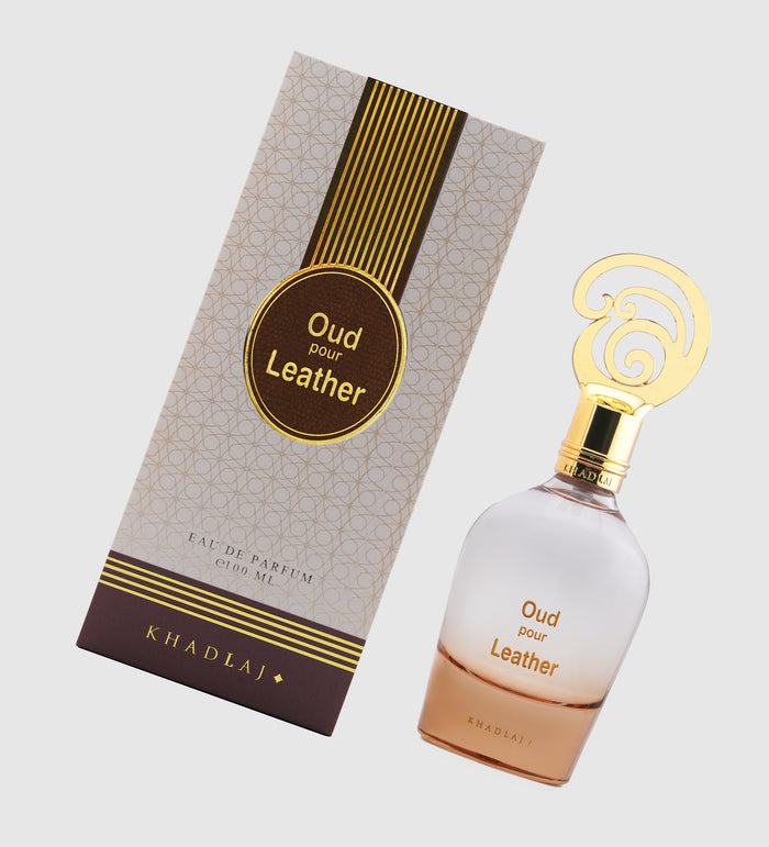 OUD POUR LEATHER 100ML EDP SPRAY FOR MEN - Khadlaj Perfumes