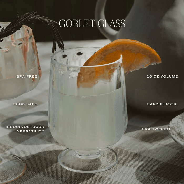Outdoor Plastic Goblet Drinkware - Olita Gifts & Goods
