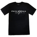 Palm Springs Life Unisex Black Tee with White