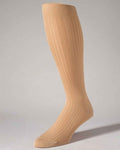 Pantherella Pure Cotton Knee Socks - Beige - Country Collection