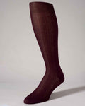 Pantherella Pure Cotton Knee Socks - Berry - Country Collection