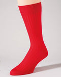 Pantherella Stretch Cotton Ankle Socks - Red - Country Collection