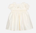 PATACHOU Beige dress with a ruffled collar