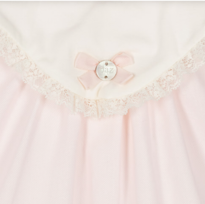 PAZ RODRIGUEZ Baby Girls Pink Dress Set with Scalloped Hem €125.35