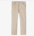 PAZ RODRIGUEZ Boys Cotton Corduroy Beige Trousers