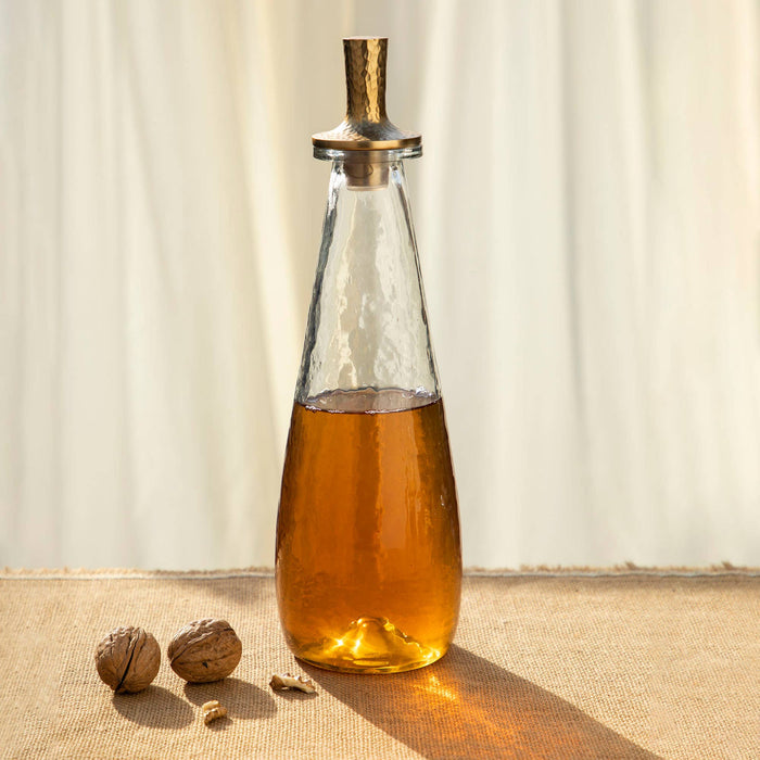 Pebbled Decanter Tall - Magnolia Lane co. Home + Garden + Gift