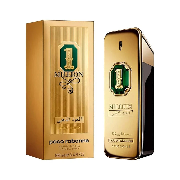Perfume Paco Rabanne One Million Golden Oud Parfum Intense 100ml Hombre - Perfumes Bogotá
