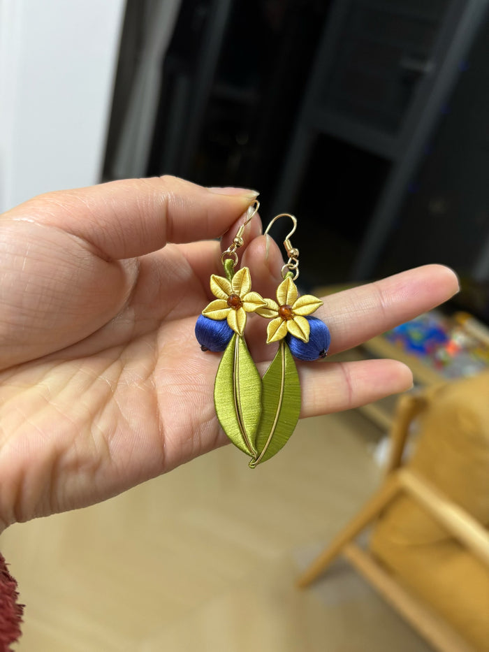 PF212 - Blueberry Chanhua Earrings - Wholesale