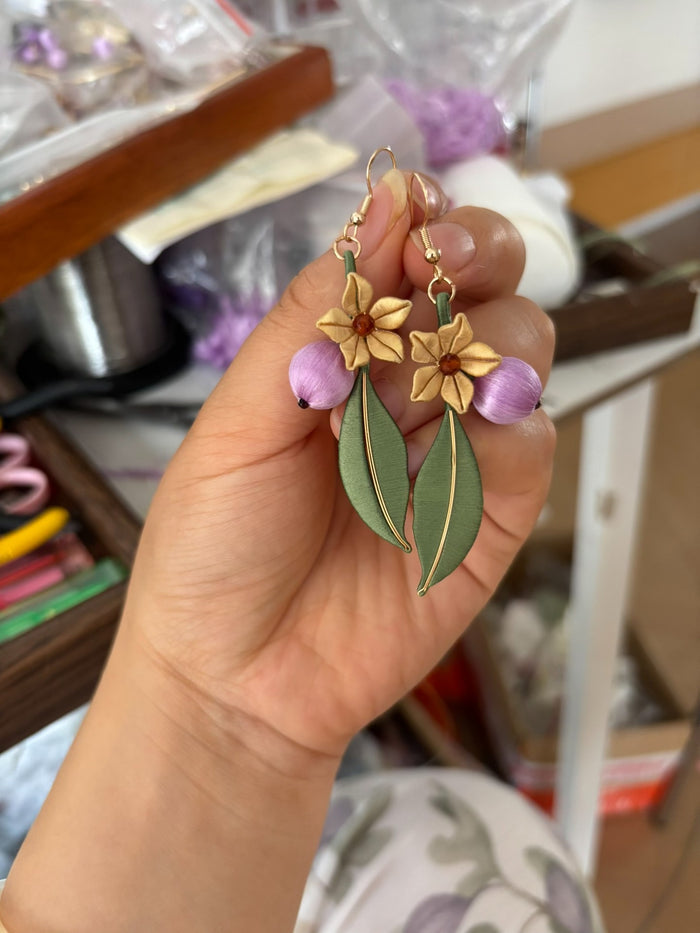 PF212 - Blueberry Chanhua Earrings - Wholesale