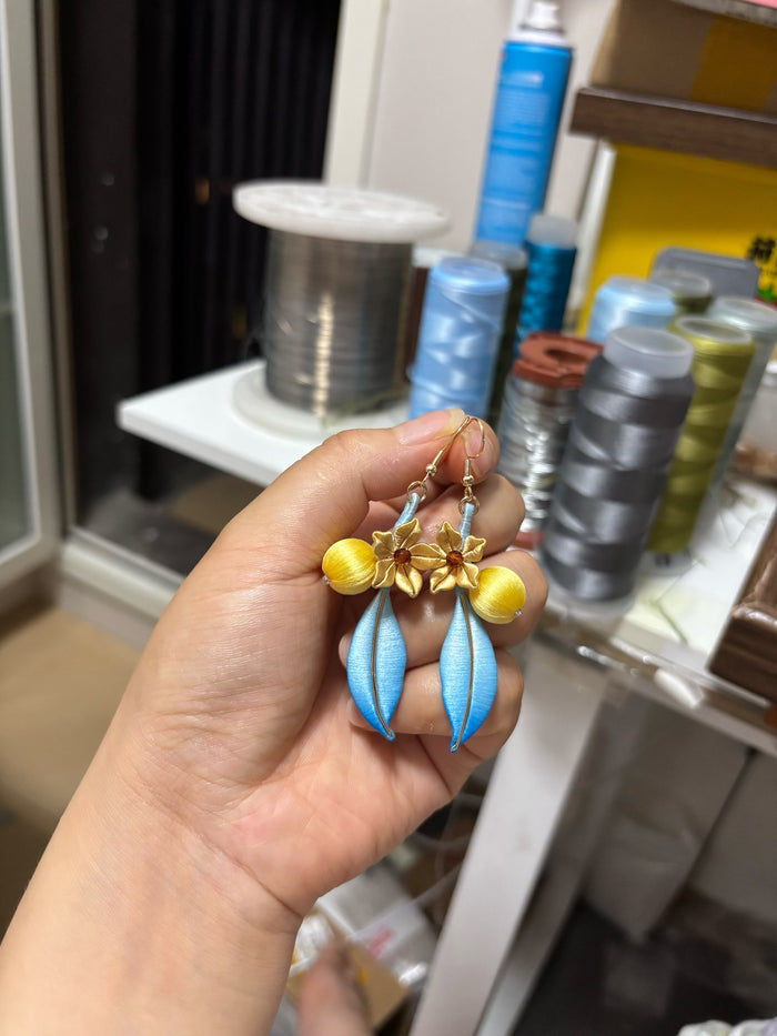PF212 - Blueberry Chanhua Earrings - Wholesale