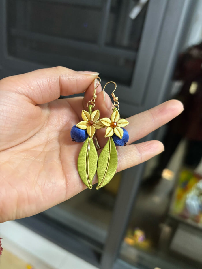 PF212 - Blueberry Chanhua Earrings - Wholesale