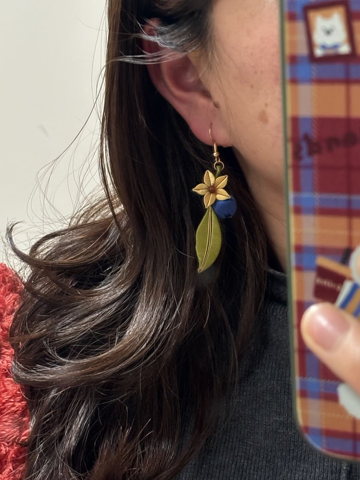 PF212 - Blueberry Chanhua Earrings - Wholesale