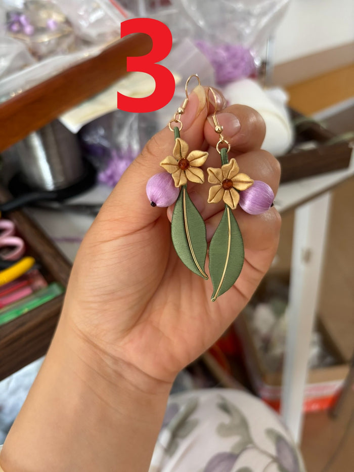 PF212 - Blueberry Chanhua Earrings - Wholesale