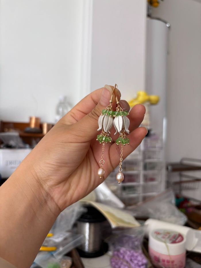 PF216 - Lily Of The Valley Chanhua Earrings - Wholesale