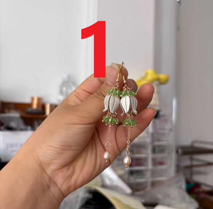PF216 - Lily Of The Valley Chanhua Earrings - Wholesale