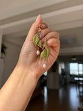 PF238 - Leaves Chanhua Earrings - Wholesale