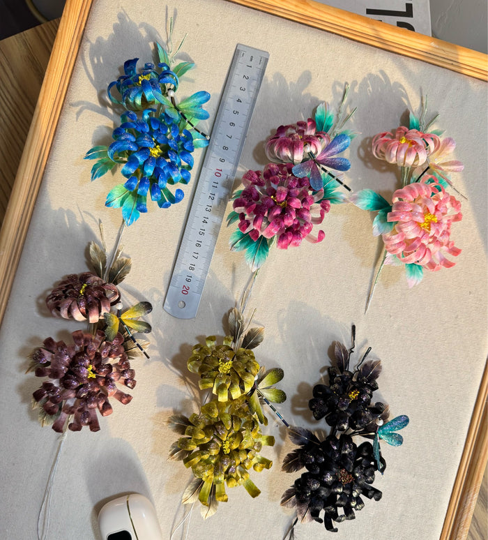 PF300 - Chrysanthemum Ronghua Hairpin/Brooch - Wholesale