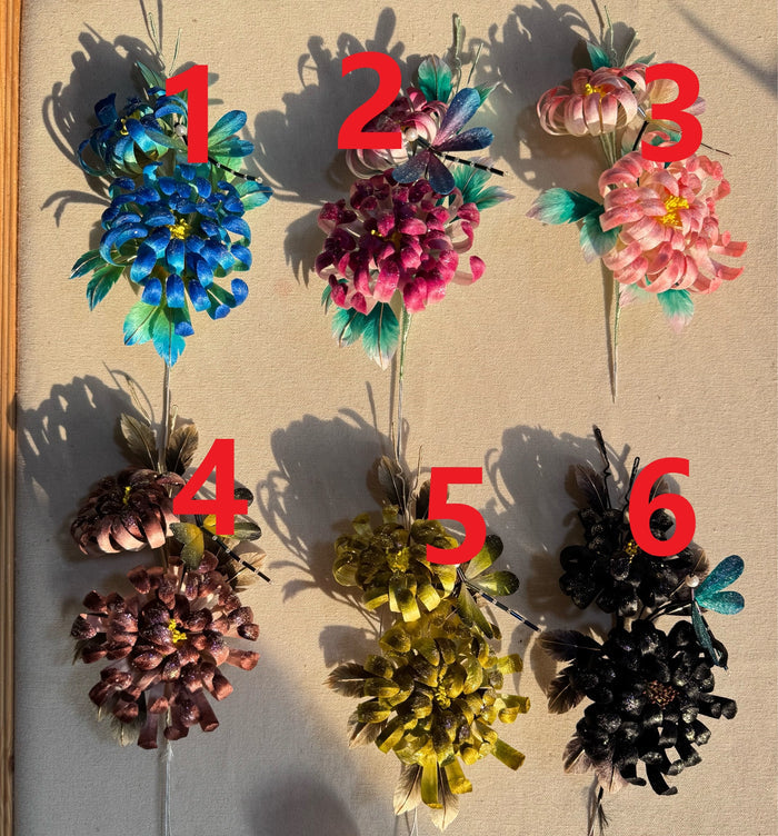PF300 - Chrysanthemum Ronghua Hairpin/Brooch - Wholesale
