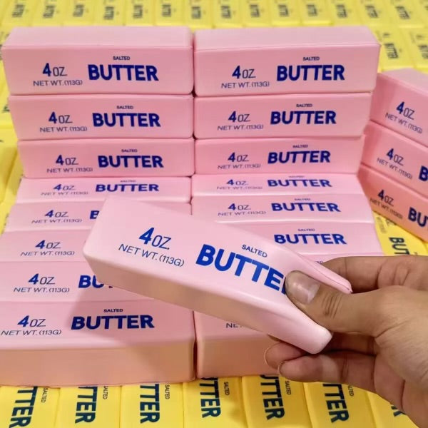 Pink Butter Squishy Toy