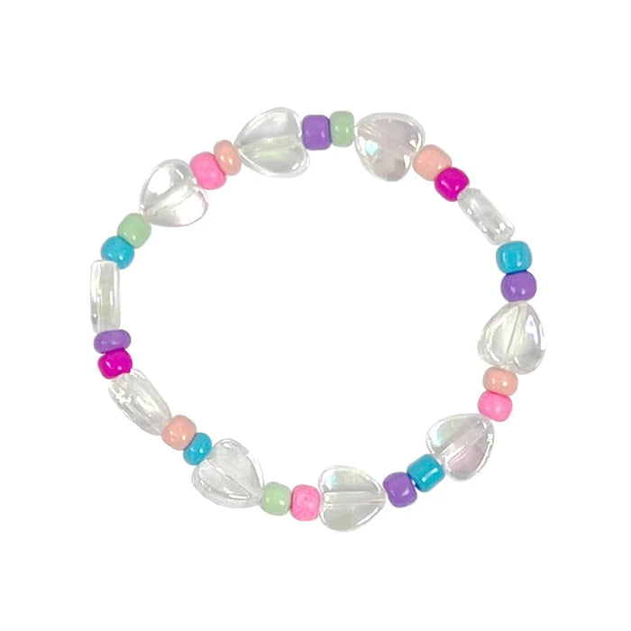 Pink Poppy Unicorn Charm Necklace and Bracelet Set