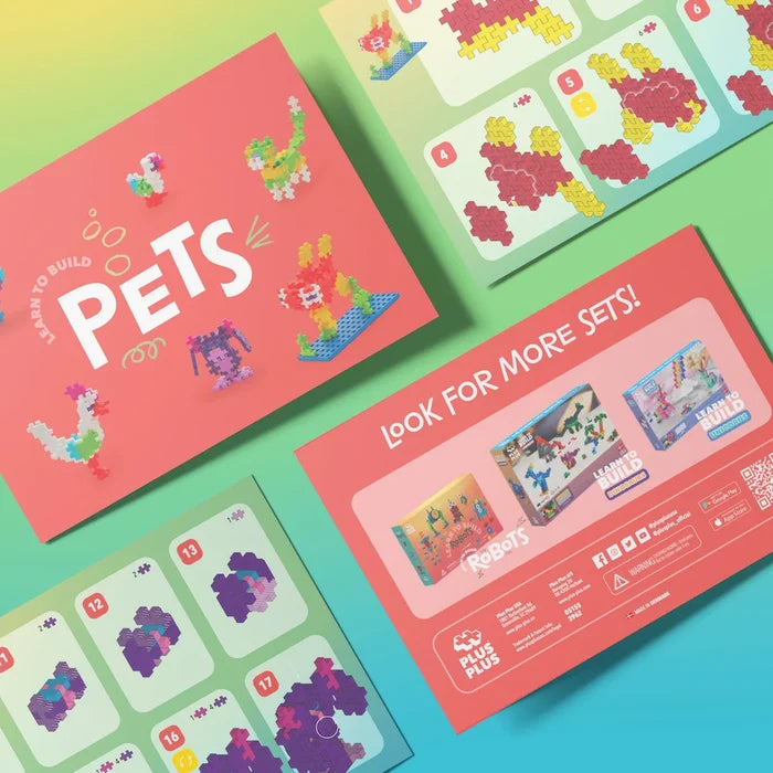 Plus-Plus Learn to Build - Pets