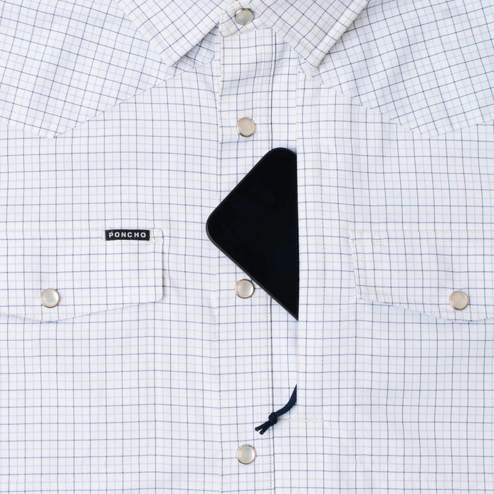 Poncho Men's Western Short Sleeve Performance - The Auctioneer