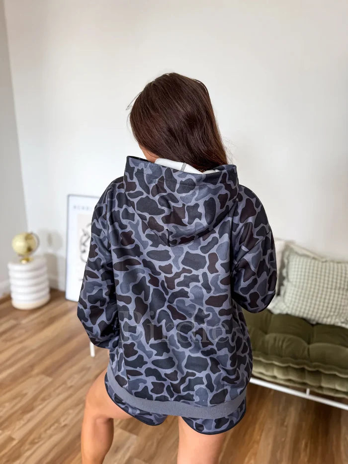 PREORDER: Blackout Duck Camo Hoodie // eta Sept