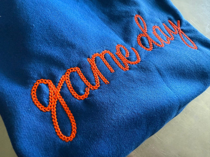 PREORDER: Custom Retro Stich Embroidery Tee // 1-2 weeks to ship