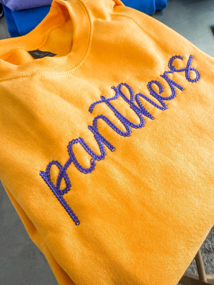 PREORDER: Custom Retro Stich Embroidery Tee // 1-2 weeks to ship