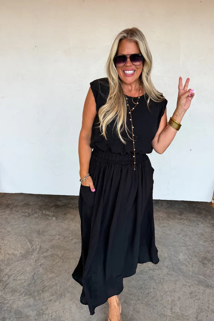 PREORDER: Emery Skirt Set in Black // eta Aug