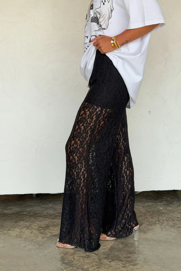 PREORDER: Enchanted Evening Lace Pants // eta Sept