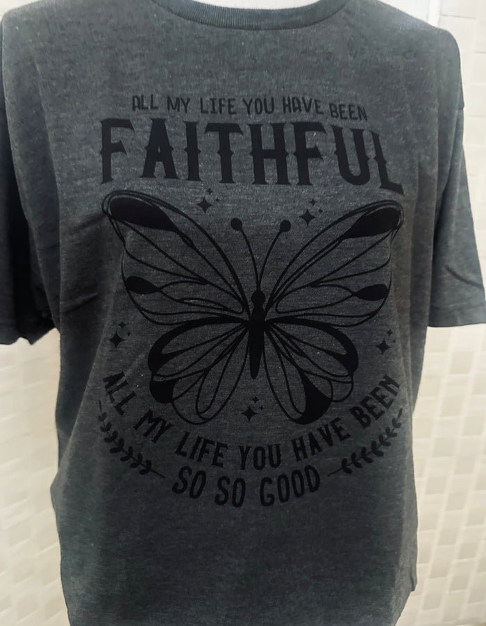 PREORDER: Faithful Butterfly Tee