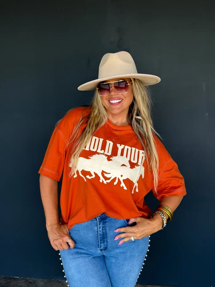 PREORDER: Hold Your Horses Tee // eta September - October