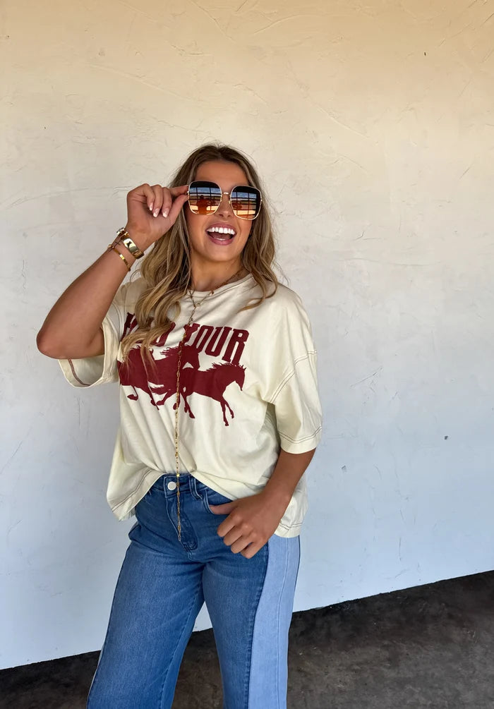 PREORDER: Hold Your Horses Tee // eta September - October