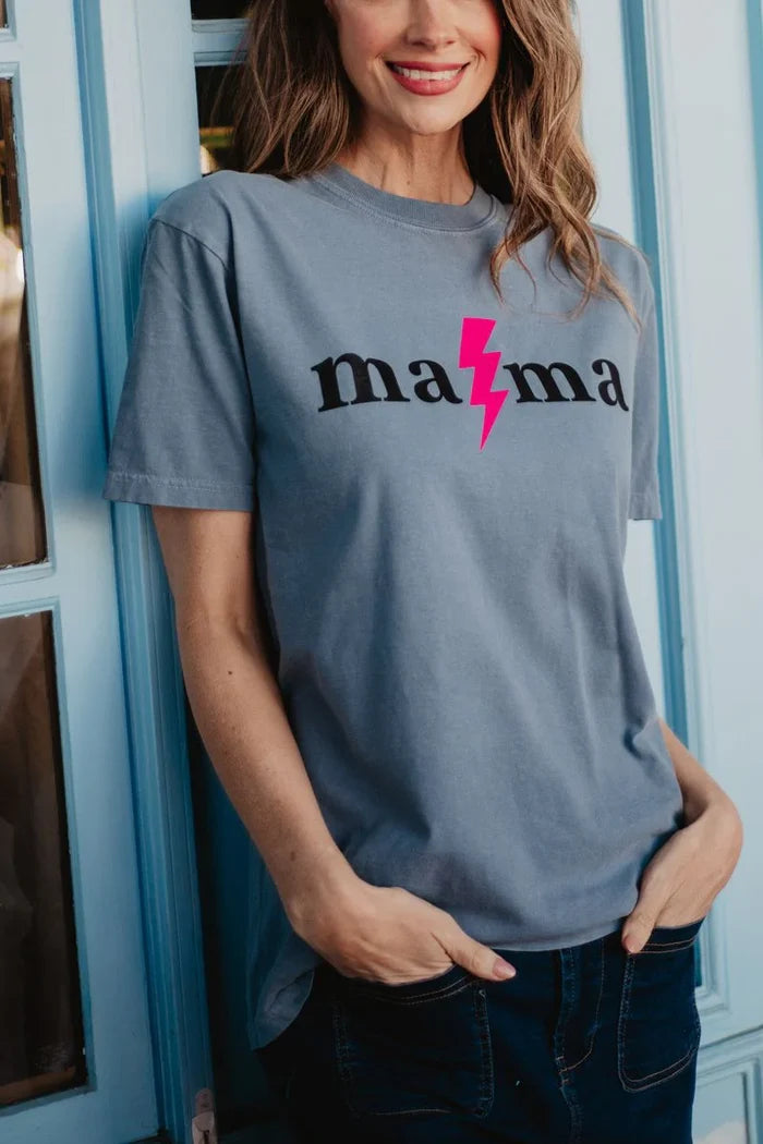 PREORDER: MAMA Lightning Bolt Tee // eta 2-3 weeks