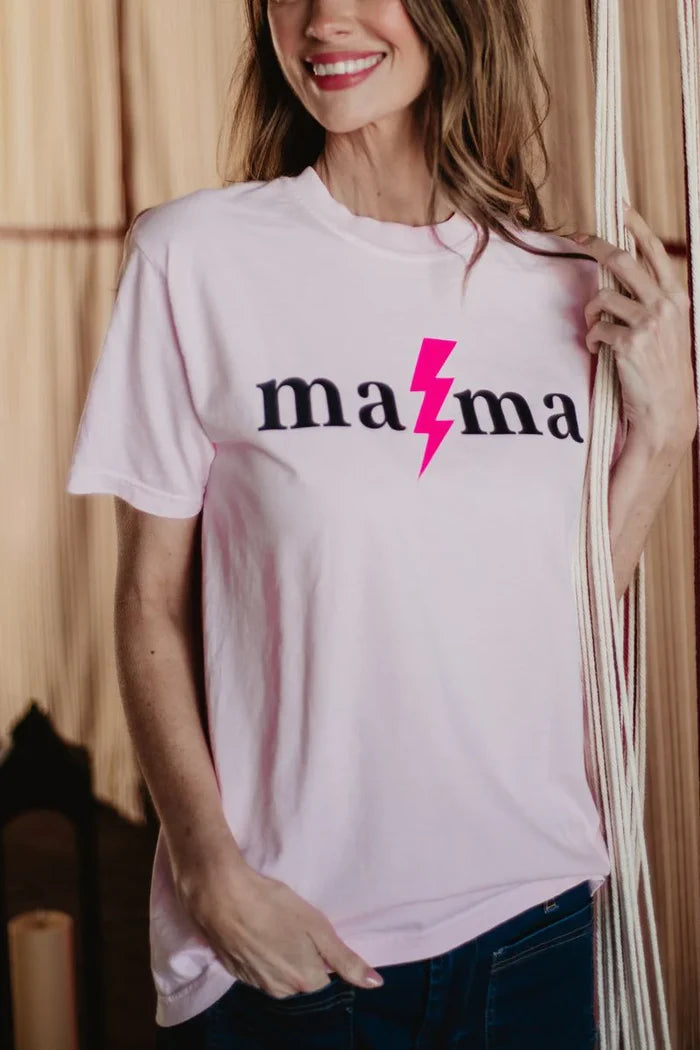 PREORDER: MAMA Lightning Bolt Tee // eta 2-3 weeks