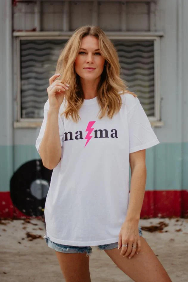 PREORDER: MAMA Lightning Bolt Tee // eta 2-3 weeks