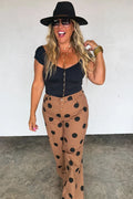 PREORDER:  Mocha Dot Denim Jeans // eta October