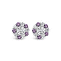 Pure Shine Halo Stud Earrings | Little Sparkles